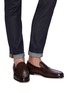 Figure View - Click To Enlarge - SANTONI - Leather loafers