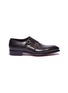 Main View - Click To Enlarge - SANTONI - 'Carter' double monk strap leather loafers
