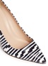 Detail View - Click To Enlarge - J.CREW - 'Elsie' stripe print leather pumps