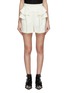 Main View - Click To Enlarge - ALEXANDER MCQUEEN - Tiered ruffle waist shorts