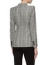 Back View - Click To Enlarge - ALEXANDER MCQUEEN - Houndstooth check plaid virgin wool blazer