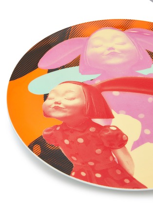 Detail View - Click To Enlarge - X+Q - I Have Seen Happiness plate – Light Orange