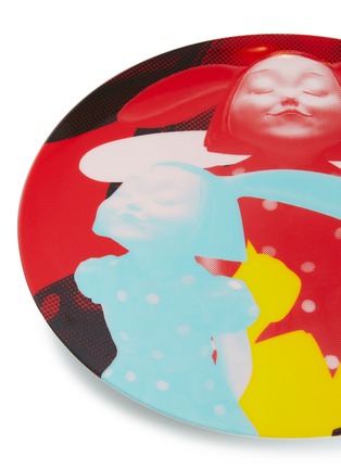 Detail View - Click To Enlarge - X+Q - I Have Seen Happiness plate – Red