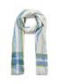 Main View - Click To Enlarge - JANAVI - 'Stripe' tartan plaid border Merino wool scarf