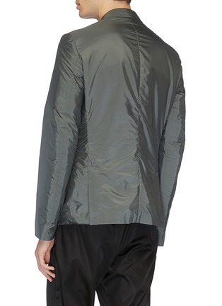 Back View - Click To Enlarge - PRADA - 'Piuma' nylon fabric soft blazer