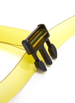 Detail View - Click To Enlarge - DRIES VAN NOTEN - Quick-release buckle PVC belt