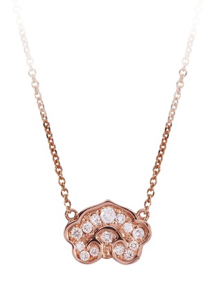 Main View - Click To Enlarge - BAO BAO WAN - Ruyi' diamond 18k rose gold necklace