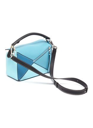 Detail View - Click To Enlarge - LOEWE - 'Puzzle' colourblock small leather bag