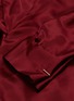 Detail View - Click To Enlarge - POIRET - Zip back cross front drape silk satin dress