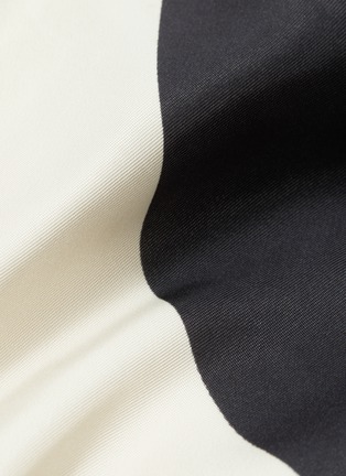 Detail View - Click To Enlarge - C/MEO COLLECTIVE - 'Sectional' oversized dot print asymmetric skirt