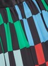 Detail View - Click To Enlarge - ALICE & OLIVIA - 'Melda' colourblock geometric print pleated midi skirt