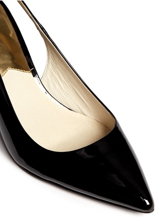 Detail View - Click To Enlarge - MICHAEL KORS - 'Kelsey' patent leather slingback pumps