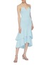 Figure View - Click To Enlarge - ALICE & OLIVIA - 'Amina' tiered flared hem sweetheart dress