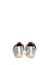 Back View - Click To Enlarge - TORY BURCH - 'Catalina' perforated metallic leather espadrilles