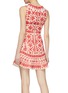 Back View - Click To Enlarge - ALICE & OLIVIA - 'Rapunzel' graphic sequin sleeveless peplum dress