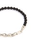 Detail View - Click To Enlarge - JOHN HARDY - 'Classic Chain' onyx bead silver double wrap bracelet