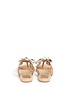 Back View - Click To Enlarge - TORY BURCH - 'Penny' floral print canvas bow espadrille sandals