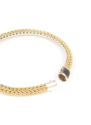 Detail View - Click To Enlarge - JOHN HARDY - 'Classic Chain' spinel woven chain reversible bracelet