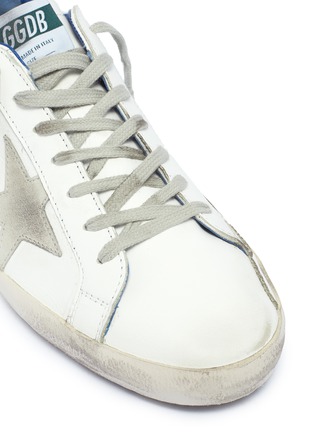 Detail View - Click To Enlarge - GOLDEN GOOSE - 'Superstar' leather sneakers