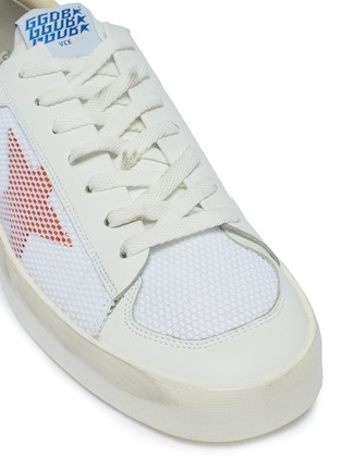 Detail View - Click To Enlarge - GOLDEN GOOSE - 'Stardan' mesh panel leather sneakers
