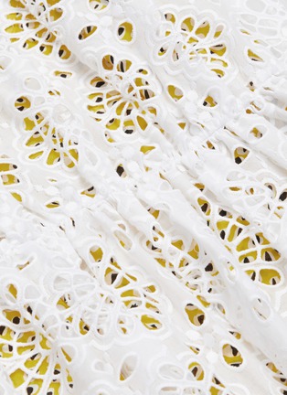 Detail View - Click To Enlarge - DIANE VON FURSTENBERG - 'Leandra' scalloped broderie anglaise dress