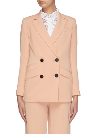 Main View - Click To Enlarge - DIANE VON FURSTENBERG - 'Madison' peaked lapel double breasted blazer