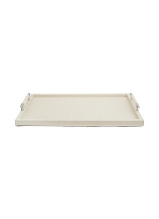 Main View - Click To Enlarge - PINETTI - Dedalo large rectangle tray – Cream