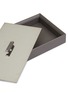 Detail View - Click To Enlarge - PINETTI - Iside small rectangle box – Dark Grey