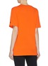 Back View - Click To Enlarge - VICTORIA BECKHAM - x Reebok logo embroidered oversized T-shirt