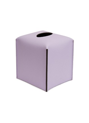  - PINETTI - Liverpool square leather tissue box – Lavender