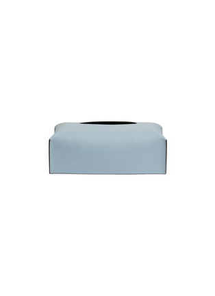 Main View - Click To Enlarge - PINETTI - Liverpool rectangle leather tissue box – Arctic
