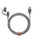 Main View - Click To Enlarge - NATIVE UNION - BELT 3-in-1 charging cable – Zebra