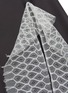 Detail View - Click To Enlarge - CHRISTOPHER ESBER - Lattice lace trim asymmetric hem satin skirt