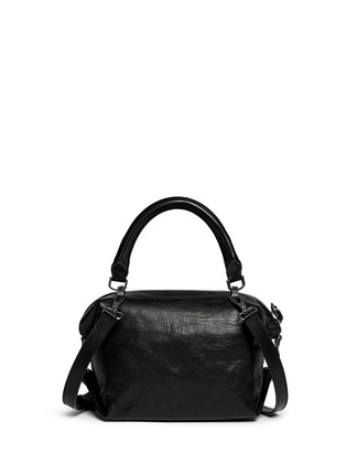 Back View - Click To Enlarge - BOYY - 'Marti Cube' mini leather shoulder bag
