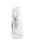 Main View - Click To Enlarge - DINOSAUR DESIGNS - Pebble tall vase – Black & Snow Swirl