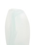 Detail View - Click To Enlarge - DINOSAUR DESIGNS - Pebble medium vase – Duck Egg Swirl on Clear