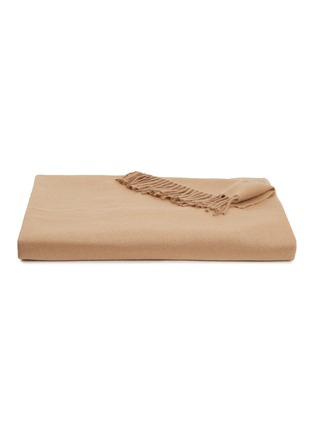 Main View - Click To Enlarge - FRETTE - Pure Cashmere throw – Beige