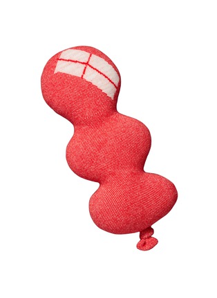Main View - Click To Enlarge - DONNA WILSON - Wavy Balloon cushion – Red