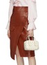 Front View - Click To Enlarge - VALENTINO GARAVANI - Rockstud small quilted leather duffel bag