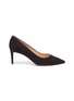Main View - Click To Enlarge - STUART WEITZMAN - 'Leigh' suede pumps