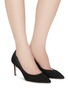 Figure View - Click To Enlarge - STUART WEITZMAN - 'Leigh' suede pumps