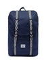 Main View - Click To Enlarge - HERSCHEL SUPPLY CO. - 'Retreat' checkerboard strap canvas 14L youth backpack