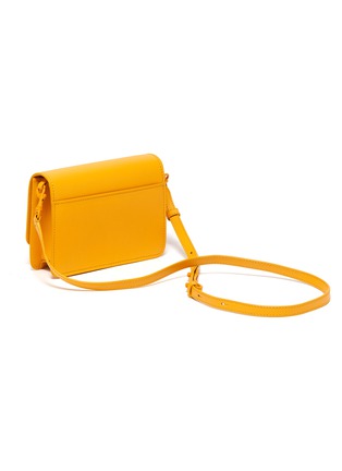 Detail View - Click To Enlarge - JW ANDERSON - 'Logo' plate mini crossbody bag
