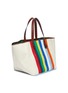 Detail View - Click To Enlarge - JW ANDERSON - Belt handle stripe canvas tote