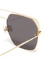 Detail View - Click To Enlarge - DYNE - Metal aviator sunglasses