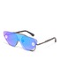 Main View - Click To Enlarge - DYNE - Interchangeable lens metal aviator sunglasses