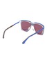 Figure View - Click To Enlarge - DYNE - Layered lens metal aviator sunglasses