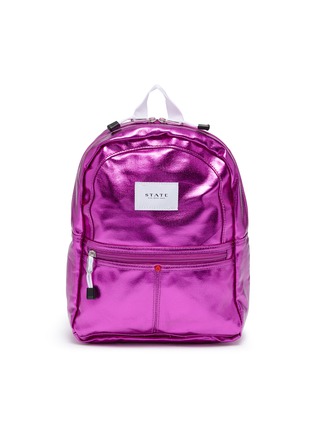 Main View - Click To Enlarge - STATE BAGS - 'Mini Kane' metallic toddler backpack