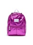 Main View - Click To Enlarge - STATE BAGS - 'Mini Kane' metallic toddler backpack