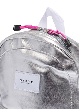 Detail View - Click To Enlarge - STATE BAGS - 'Mini Kane' metallic toddler backpack
